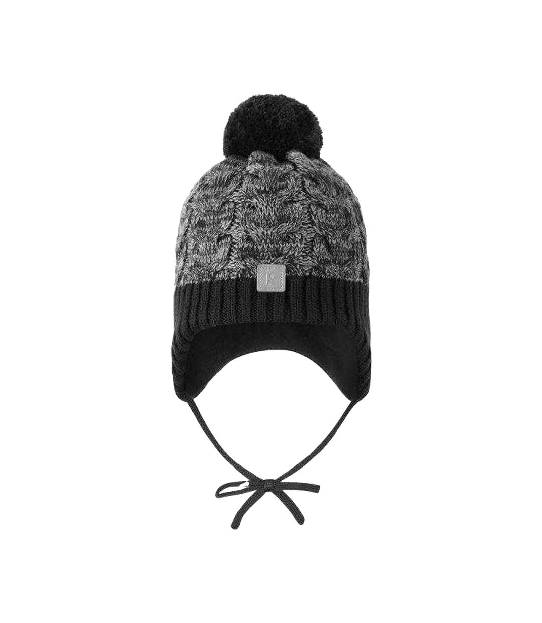 Childrens/kids Paljakka Beanie Black Grey Reima-1