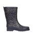 Bottes de pluie celeste femme bleu nuit Trespass