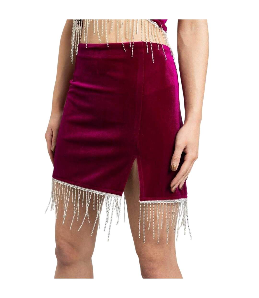 Mini Jupe Femme Magenta Daisy Street-2