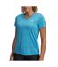 T-shirt de sport bleu femme under armour tech twist-1