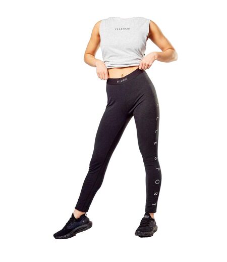 Legging Motif/style Signature Femme Noir Elle