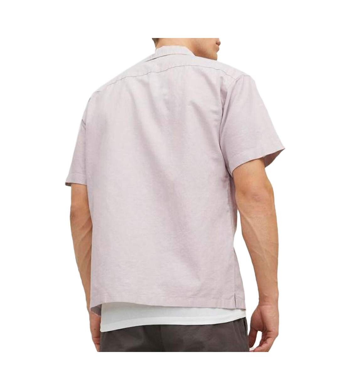 Chemise taupe homme jack & jones whsummer - l-2