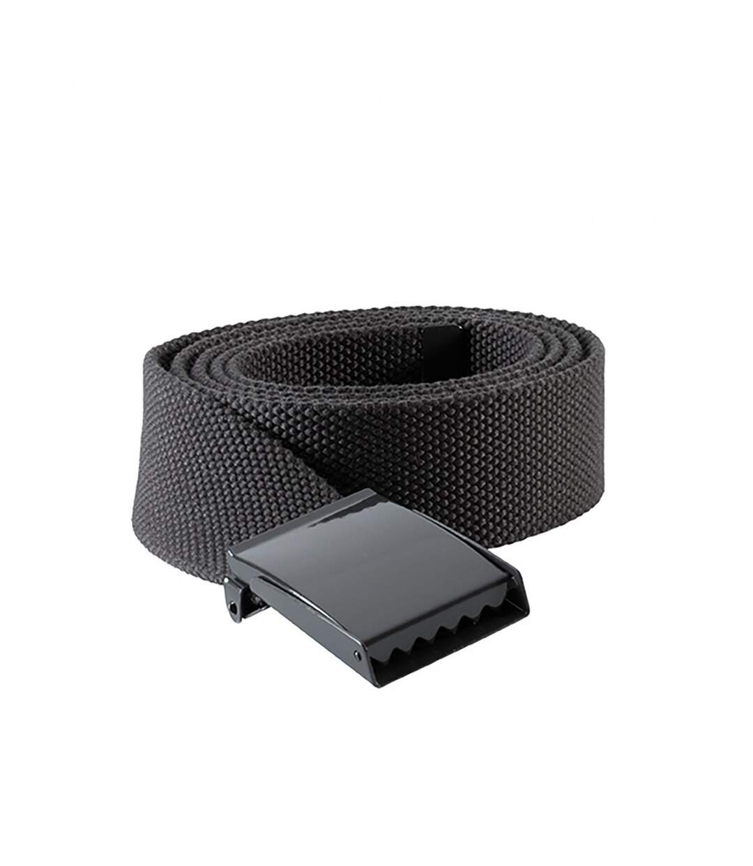 Ceinture polyester taille réglable - KP802 - gris foncé