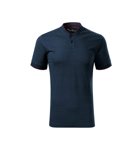 Polo Motif/style Losange Premium Homme Bleu Marine Malfini