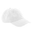 Casquette de baseball adulte blanc Beechfield-1