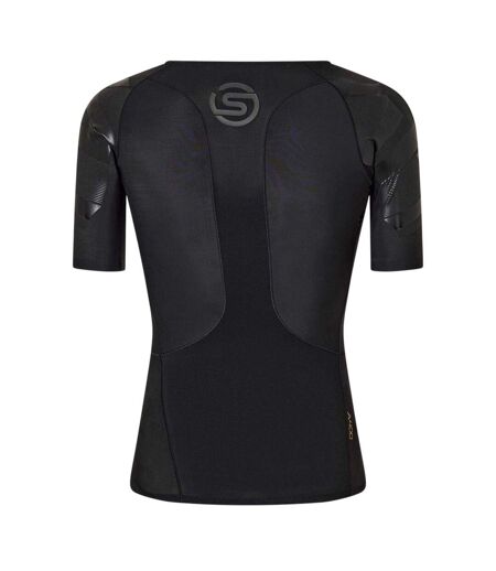 Mens A400 Performance Training Compression Shirt Black Skins