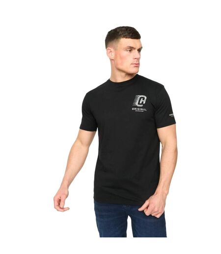 Mens Winchamp T-shirt Black Crosshatch