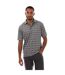 Polo Motif/style Géométrique Trawick Homme Gris Pâle Farah-1