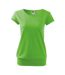 Womens/ladies City T-shirt Green Adler-1
