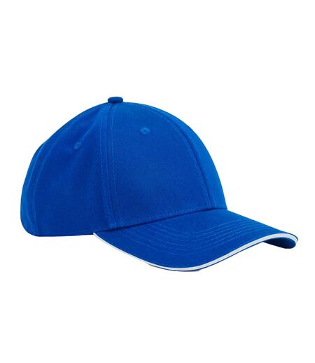 Casquette Earthaware Bleu Roi Vif Blanc Beechfield