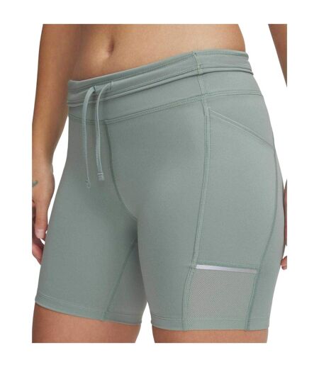Short De Compression Launch Bermuda Femme Vert Under Armour