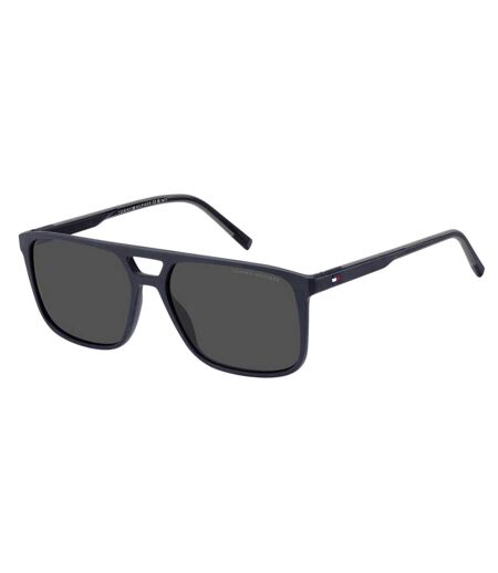 Mens Square Sunglasses One Size Blue Grey Tommy Hilfiger