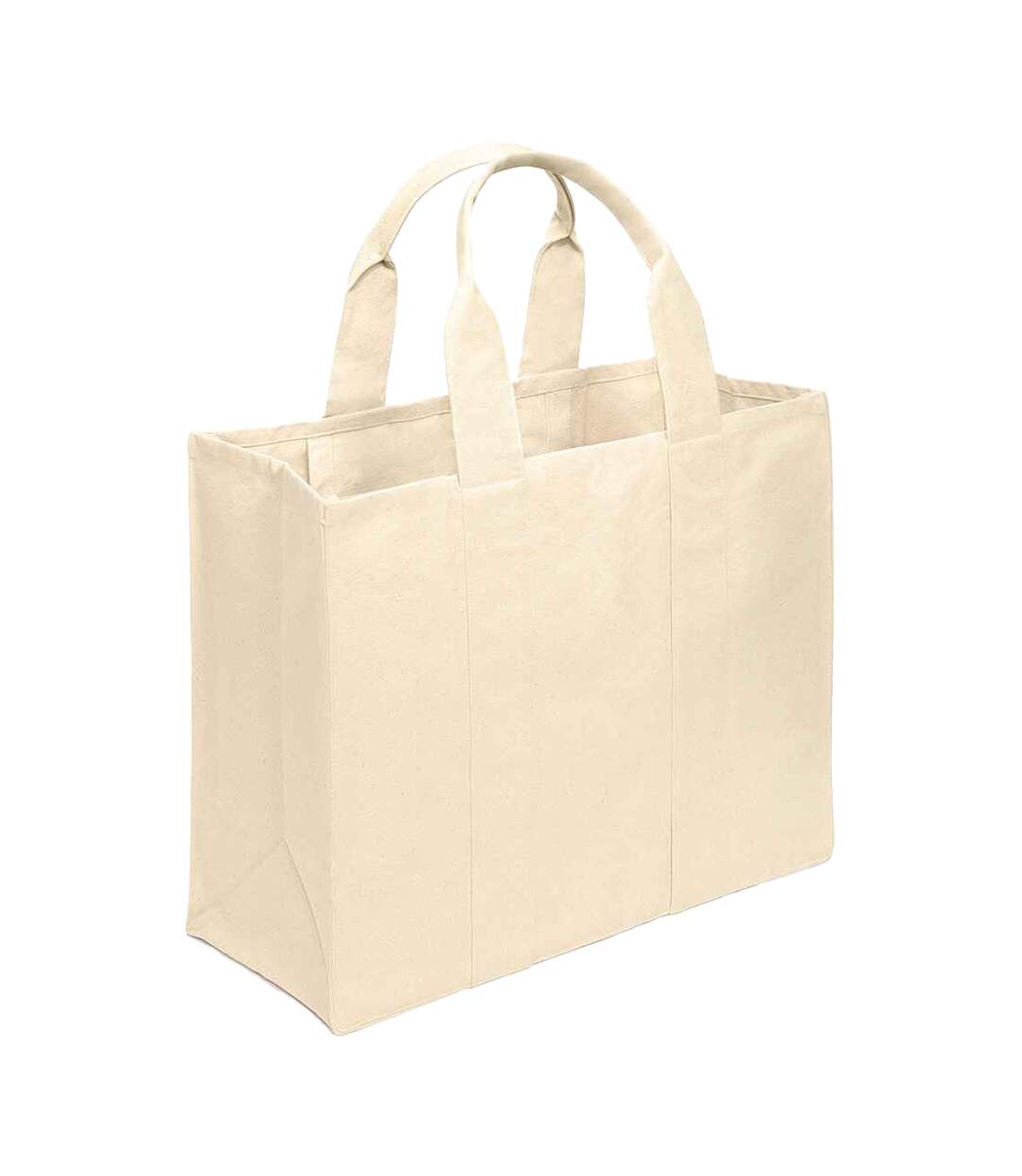 Wrap Canvas Tote Bag One Size Natural Natural Brand Lab-1