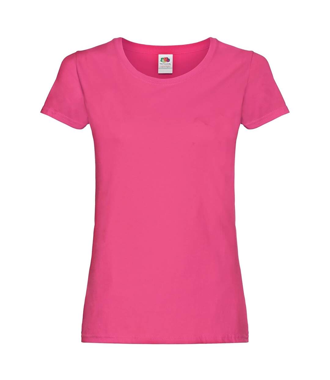 Fruit Of The Loom Womens/Ladies Short Sleeve Lady-Fit Original T-Shirt (Fuchsia) - UTRW4724