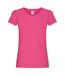 Fruit Of The Loom Womens/Ladies Short Sleeve Lady-Fit Original T-Shirt (Fuchsia) - UTRW4724