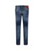 Mens Anbass Cotton Denim Distressed Jeans Blue Replay-2