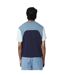 Mens Colour Block Jersey T-shirt Navy Lacoste-4