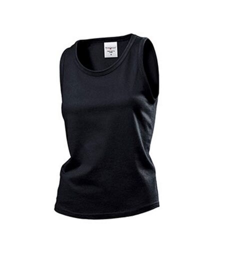 Stedman Womens/Ladies Classic Tank Top (Black Opal)