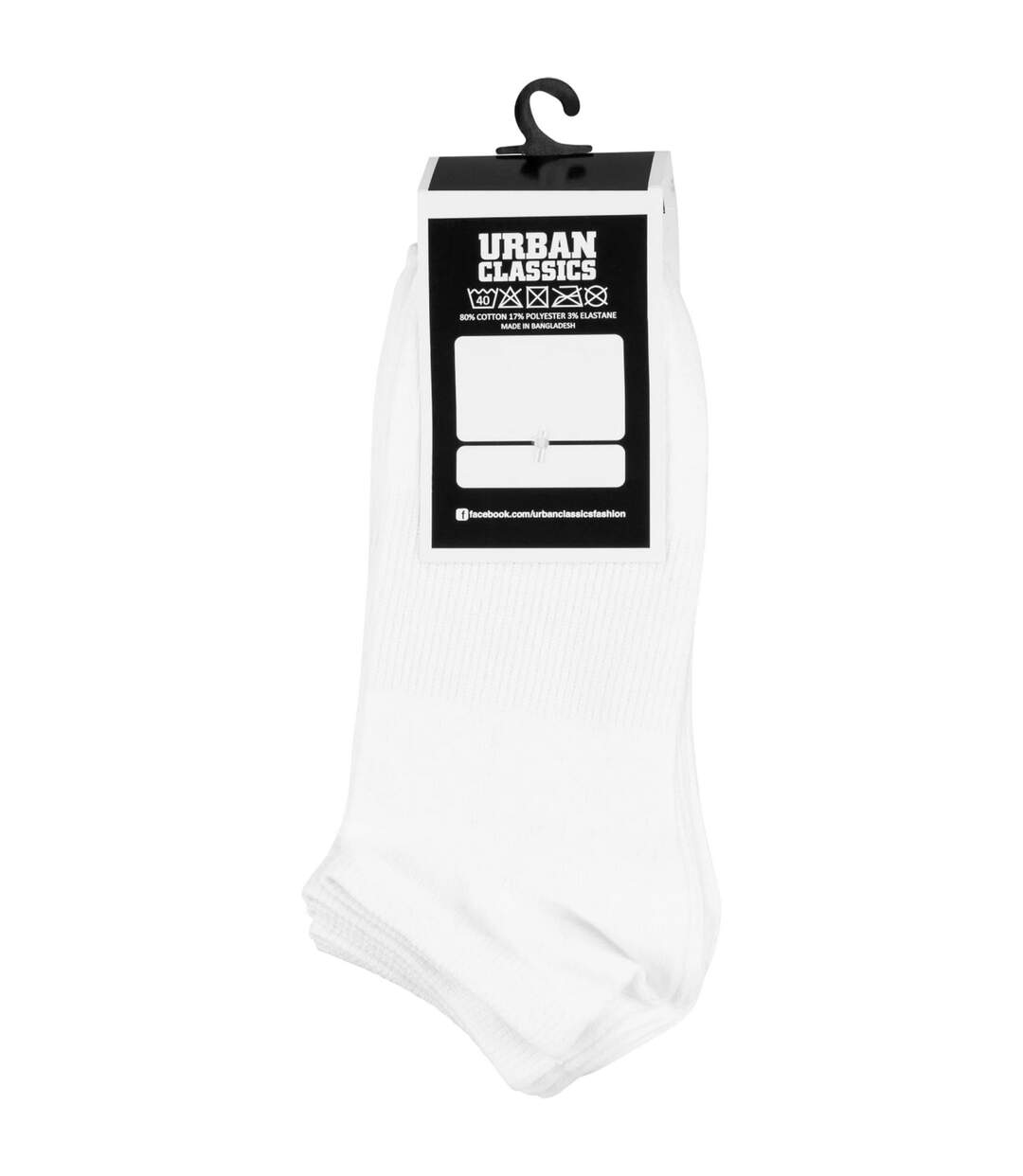 Socquettes Motif/style Uni Homme Noir Blanc Gris Urban Classics-2