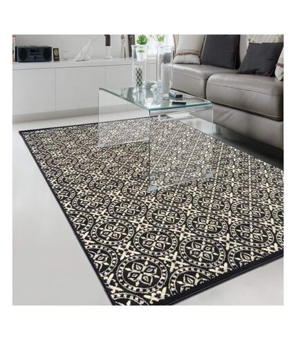 Tapis salon et chambre tissé motif géométrique AF1 RONTRI