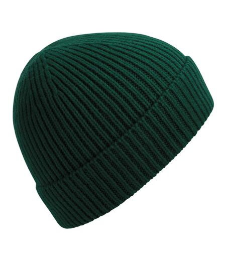 Bonnet Unisexe Adulte En Tricot Côtelé Vert Bouteille Beechfield