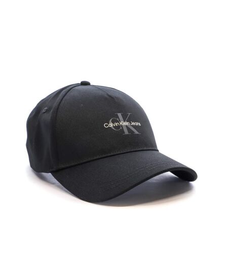 Casquette noire homme calvin klein jeans mono logo print - taille unique