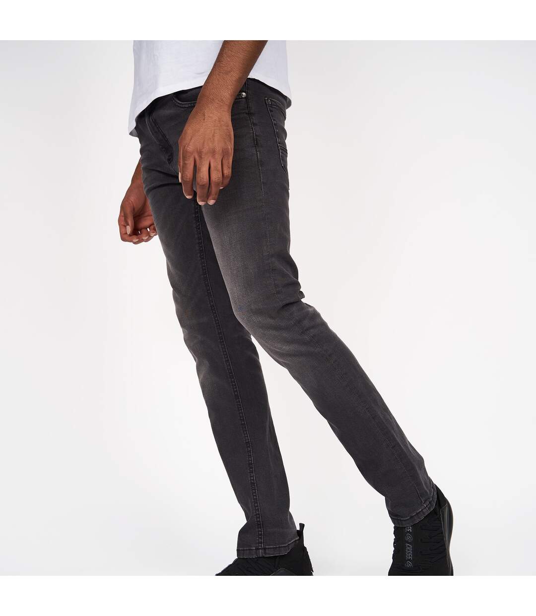 Jean Svelte Homme Gris Foncé Crosshatch-4