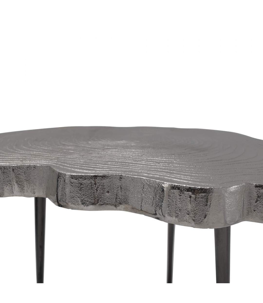 Table basse fait main en aluminium motif contemporain ESU