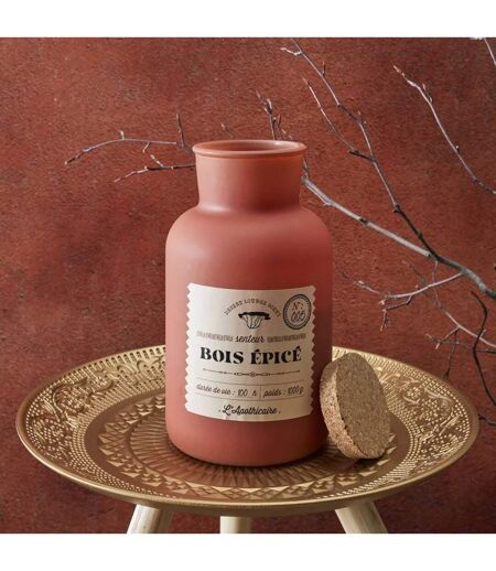 Bougie Parfumée Déco Desert 1000g Bois Épicé