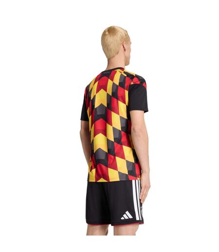 Maillot De Foot Motif/style L´équipe D´allemagne De Football Pre Match Homme Noir Jaune Adidas