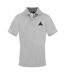 Mens Collared Short-sleeved Polo Shirt Grey Aquascutum-1