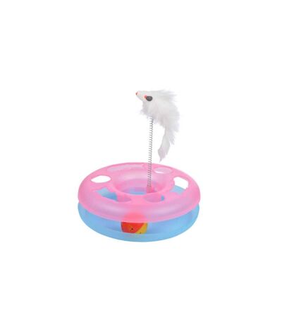 Jouet pour Chat Tunnel avec Balle & Tige 24cm Rose