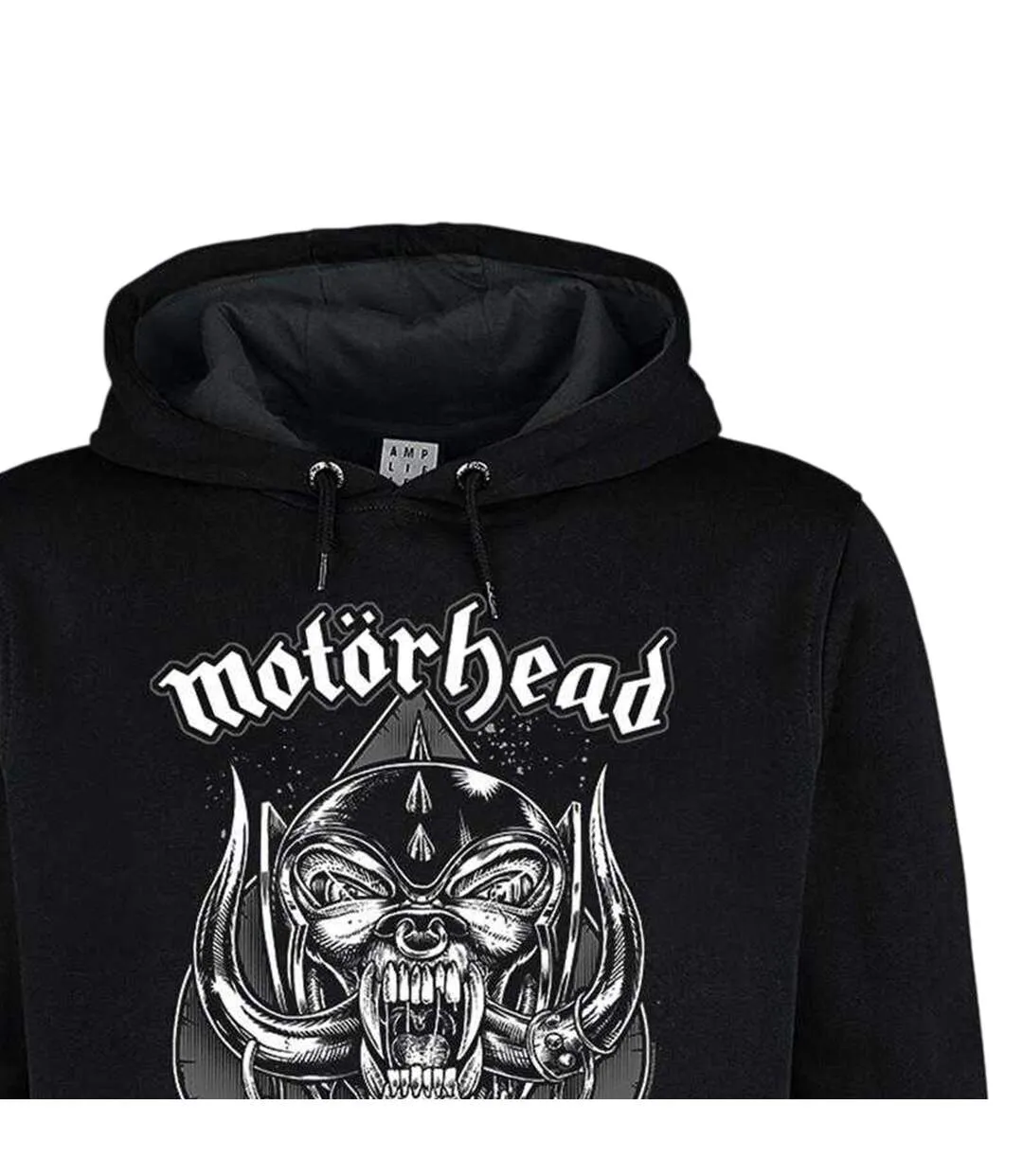 Unisex Adult England  Hoodie Black Motorhead-3
