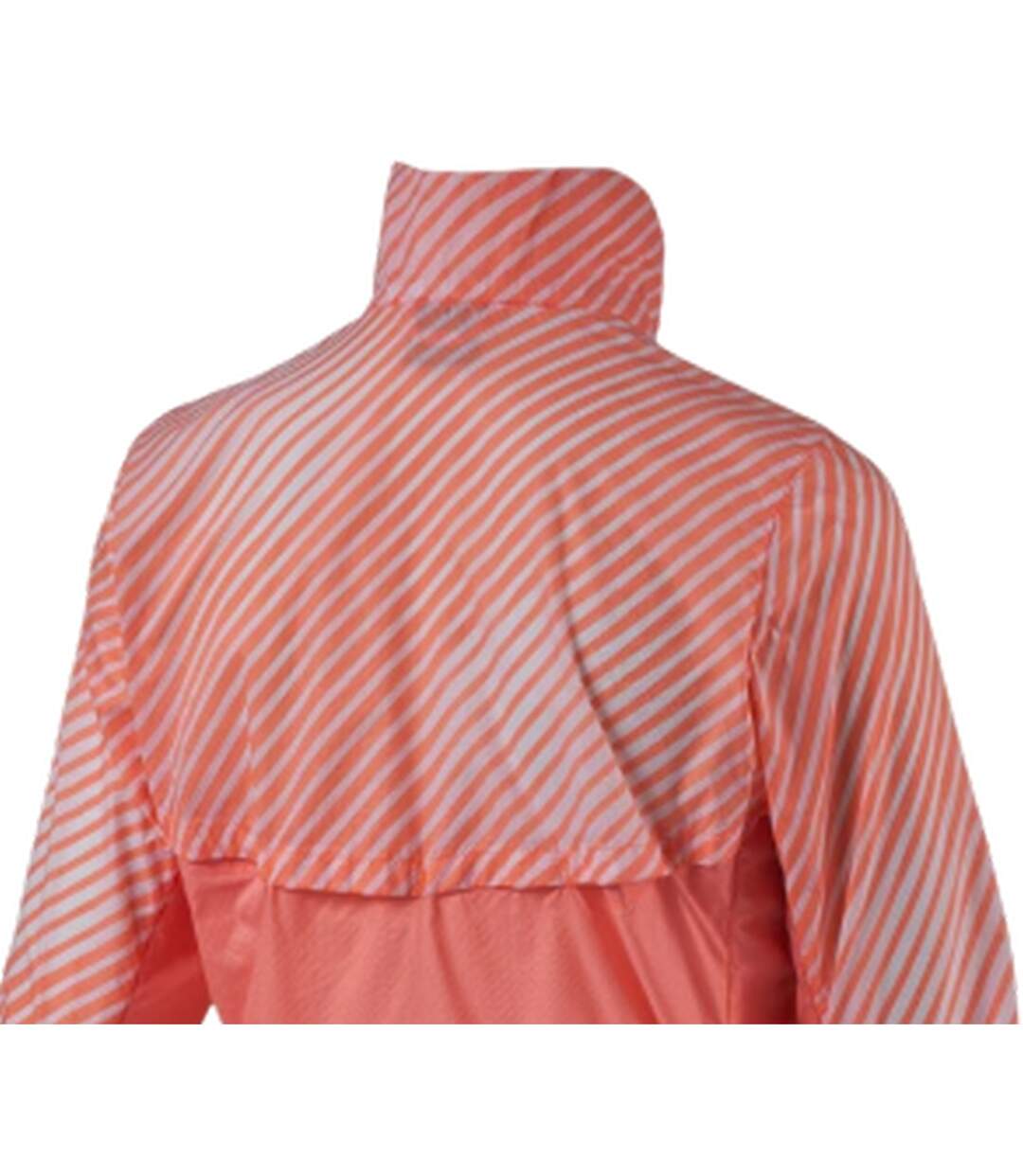 Womens/ladies Graphic Woven Jacket Orange Puma-3