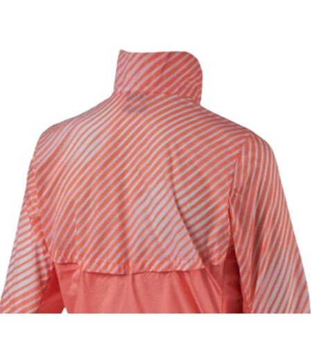 Womens/ladies Graphic Woven Jacket Orange Puma