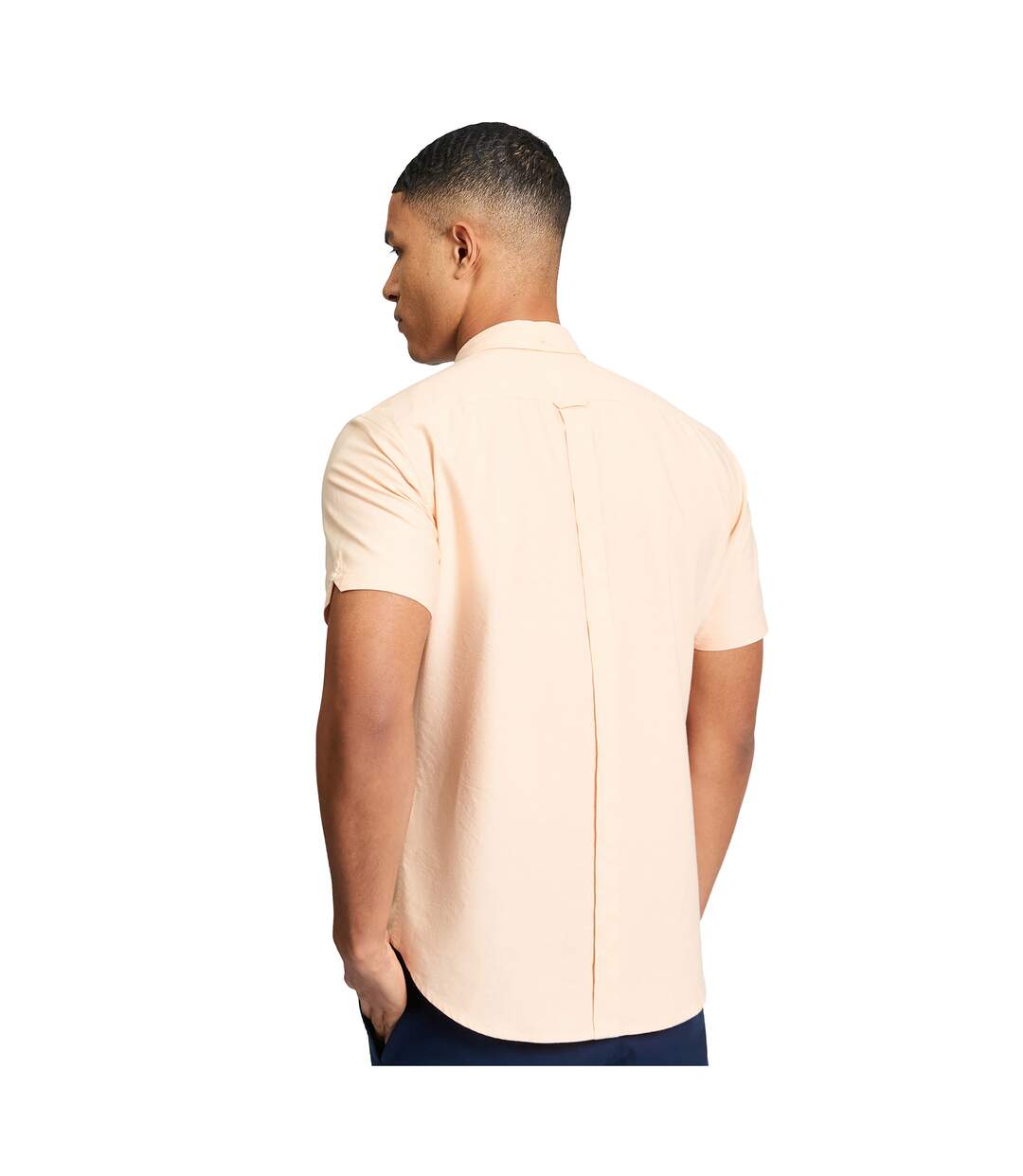 Mens Signature Oxford Short-sleeved Shirt Orange Ben Sherman-3