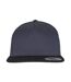 Casquette De Baseball Yupoong Adulte Bleu Marine Noir Flexfit-3