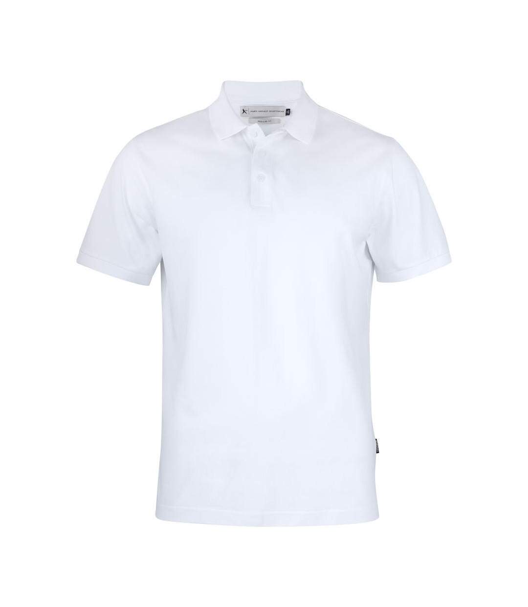 Polo Sunset Homme Blanc James Harvest-1