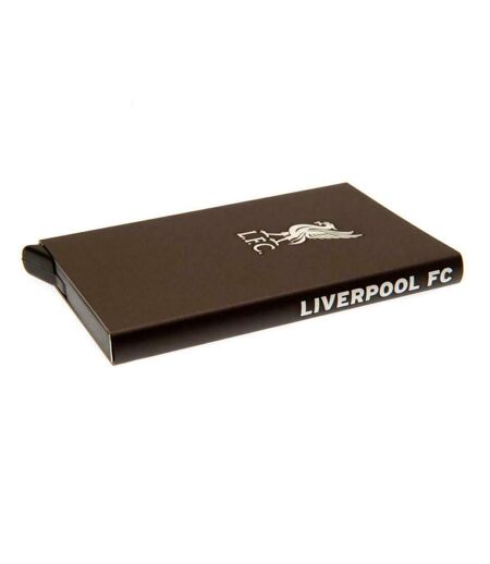 Liverpool FC Rfid Aluminum Card Wallet (Dark Brown) (One Size) - UTTA8458