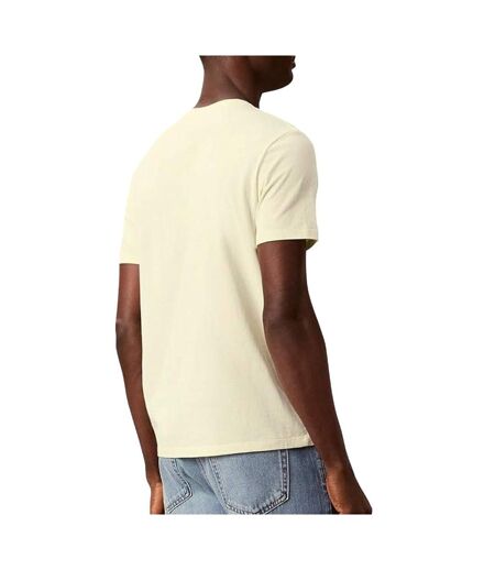 T-Shirt jaune homme calvin klein jeans calvinklei