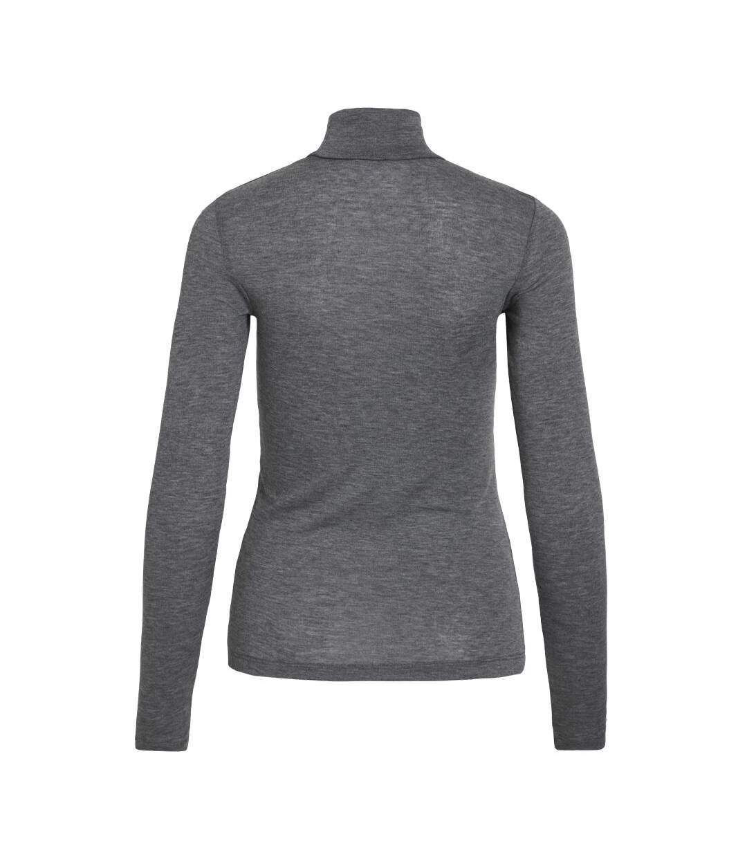 T-Shirt gris femme vila vinellie-2
