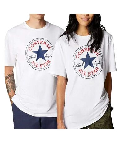 T-Shirt blanc mixte converse standard - s