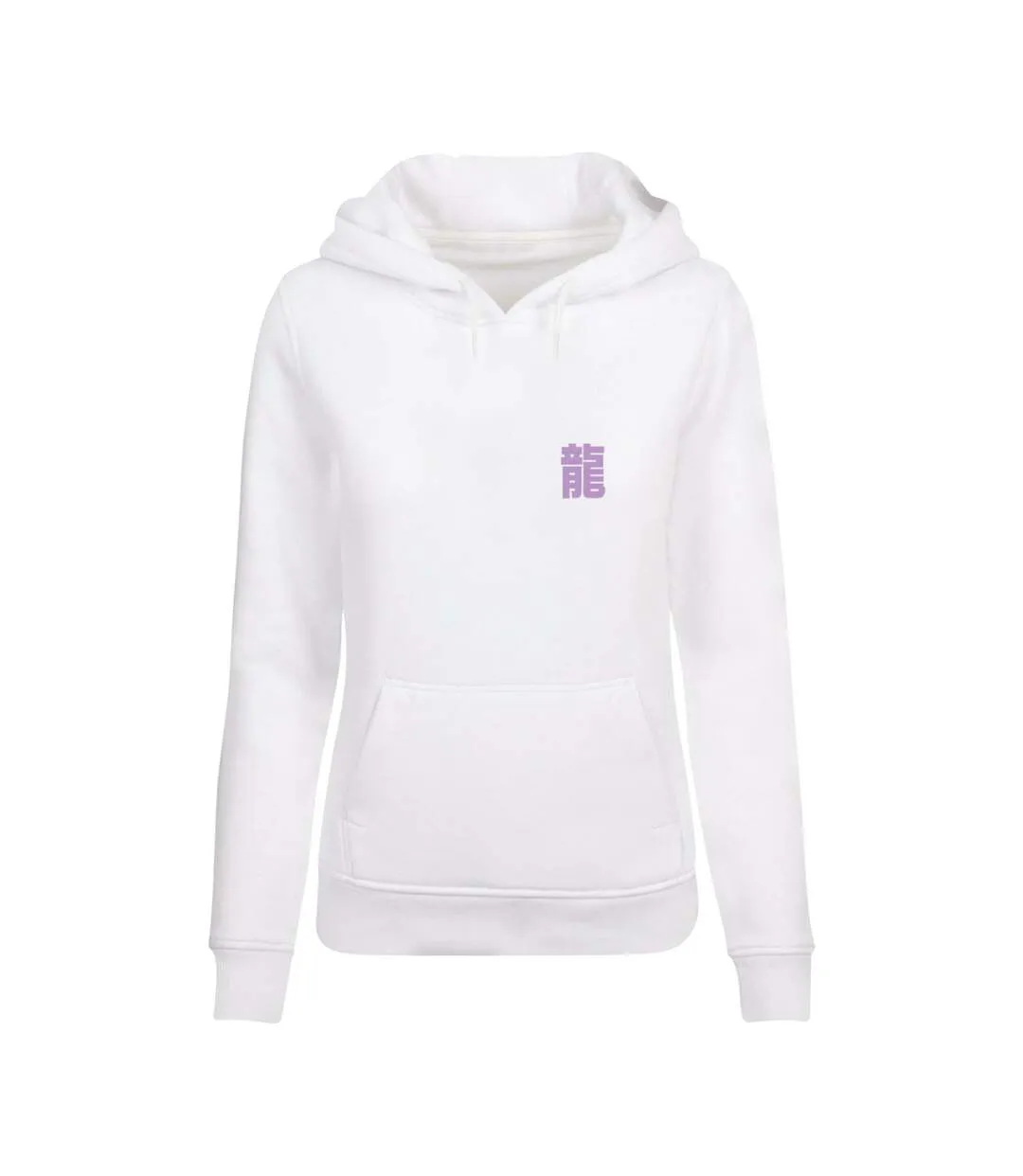 Sweat À Capuche Glory Dragon Avec Imprimé Dans Le Dos Pour Femme Blanc Mister Tee-2