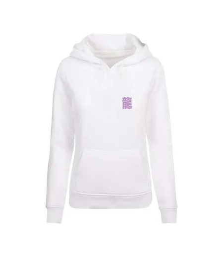 Sweat À Capuche Glory Dragon Avec Imprimé Dans Le Dos Pour Femme Blanc Mister Tee
