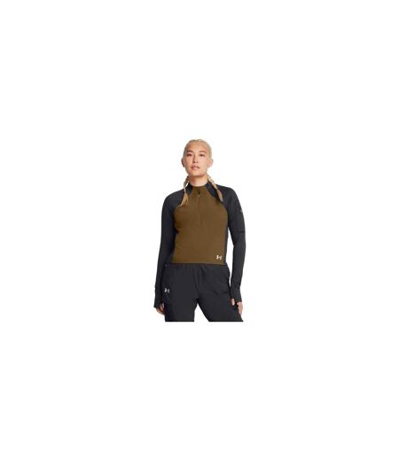 Haut Thermique Manches Longues Trail Femme Anthracite Under Armour
