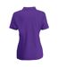 Fruit Of The Loom Womens Lady-Fit 65/35 Short Sleeve Polo Shirt (Purple)