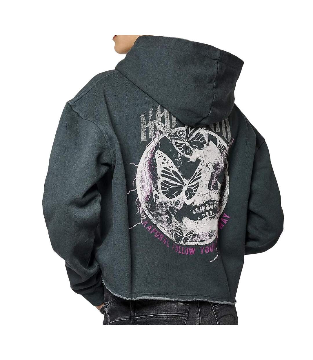 Sweat noir femme kaporal sybil-2