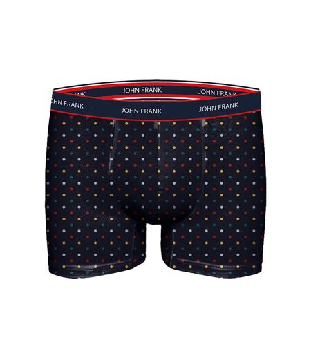 Boxer Homme JOHN FRANK Confort et Qualité en Coton Premium Pack de 3 Boxers JF3BNSB01