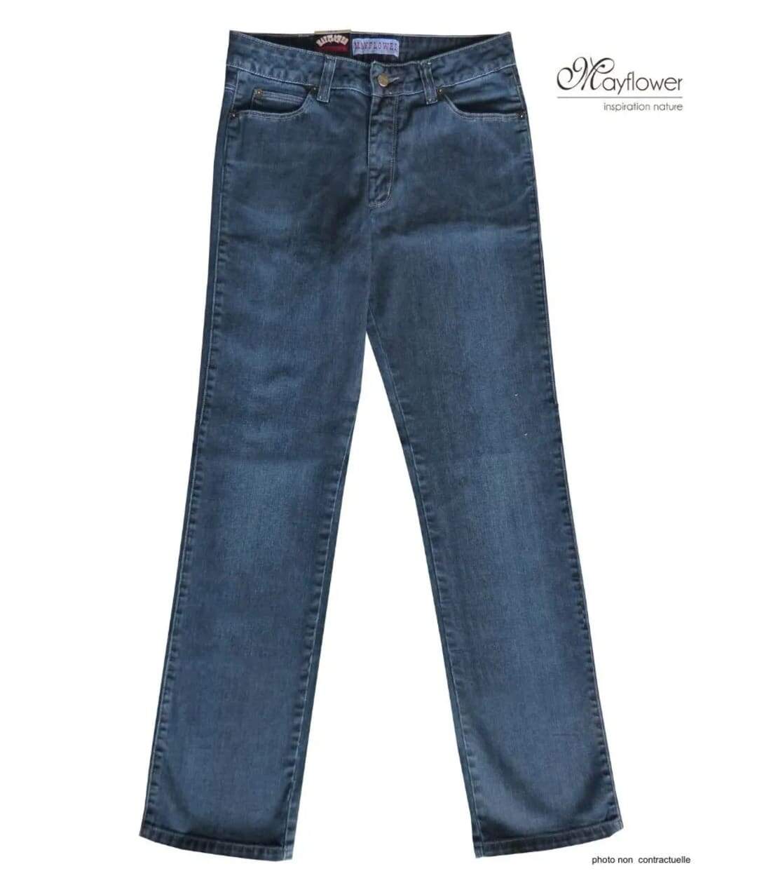 Jean Femme Confort Mayflower SOPHIA Taille Haute Extensible-5