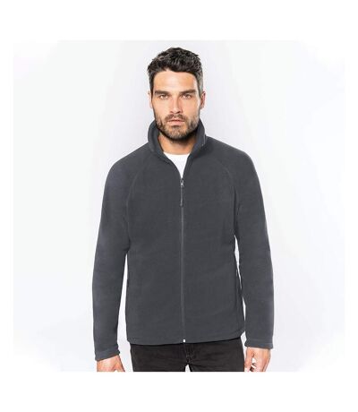 Kariban Mens Full Zip Microfleece Jacket (Convoy Grey) - UTRW5625